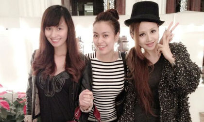 Bụng bầu 6 tháng Lã Thanh Huyền vẫn nổi bật giữa dàn hotgirl