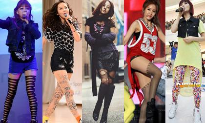 "Học lỏm" cách kết hợp tất cùng trang phục đẹp như sao Hàn