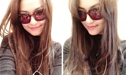 Hồng Quế liên tục khoe tóc mới trên trang cá nhân