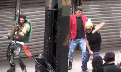 Lộ hình ảnh Big Bang quay clip ở New York