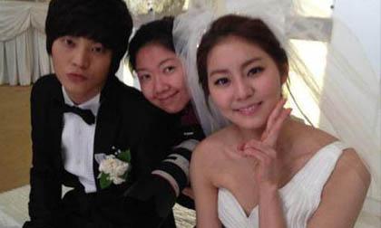 "Kiều nữ có đôi chân đẹp nhất xứ Hàn" diện váy cưới tiền tỷ 