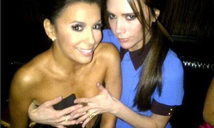 Victoria Beckham che ngực cho Eva Longoria