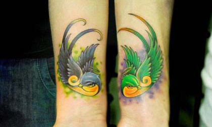 Nghệ thuật "hút hồn" các cặp tình nhân từ xăm đôi