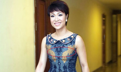 Vòng ngực Uyên Linh khiến khán giả ngỡ ngàng