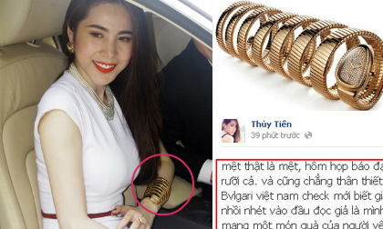 Thủy Tiên "mang họa" vì chiếc đồng hồ giá trị
