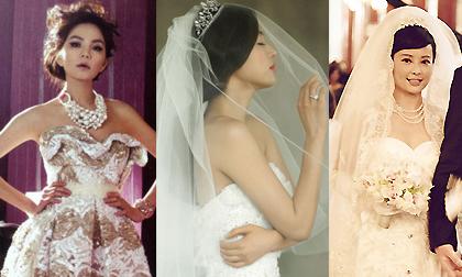 Mỹ nhân làng giải trí "ồ ạt" lên xe hoa tháng 4