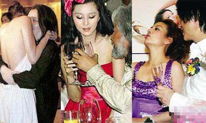 Lộ ảnh "tiếp rượu" và quấn quýt bên đại gia của các mỹ nhân