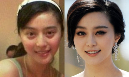 Choáng với mặc mộc khác "một trời một vực" của sao Hoa Ngữ