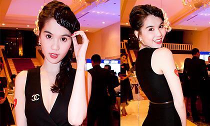 Ngọc Trinh nổi bật giữa dàn sao với tóc tết mái độc đáo