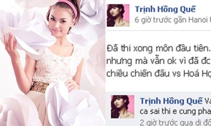 Hồng Quế hứng khởi khoe môn Hóa thi TN sẽ đạt 9 điểm