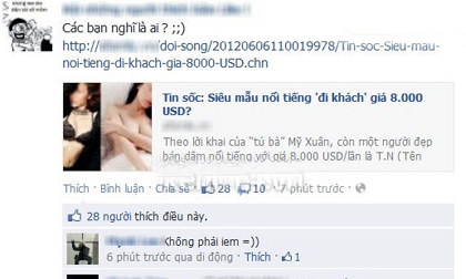 Dân mạng lùng sục tung tích 3 sao nữ bán dâm