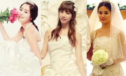 Sao Hàn nào mặc váy cô dâu đẹp nhất?