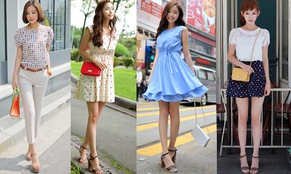 Họa tiết chấm bi nhìn không chán mắt