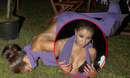 Sao truyền hình ngã chổng gọng 'trật' cả vòng một