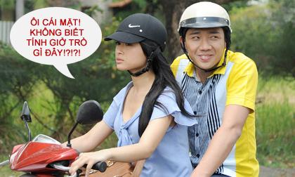 "Cười nóng" 10h10: Trấn Thành "nham nhở, hớn hở" ngồi sau "gái" (P217)