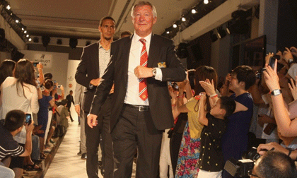 Thầy trò Man United… lên sàn catwalk