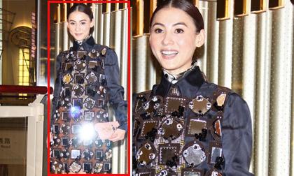 Trương Bá Chi nổi bật với váy "phụ tùng kim loại" độc đáo