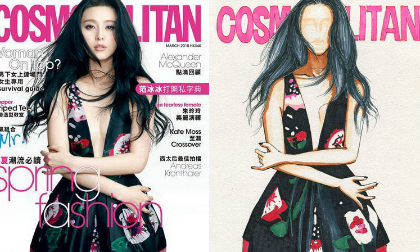 Ngắm bản copy của sao trên bìa tạp chí