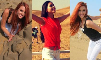 Nhật ký Miss World 2012: Hoàng My pose ảnh rực rỡ trên đồi cát