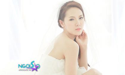 Phương Linh 'đẹp ngây ngất' khi diện váy cô dâu