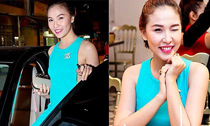 Quỳnh Thư đẹp trong sáng và cuốn hút với váy màu pastel