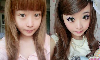 "Lột xác" nhan sắc nhờ trang điểm (P39)