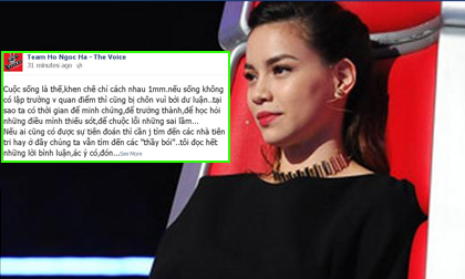 Hồ Ngọc Hà mời cư dân mạng 'thích thì cứ ném đá'?