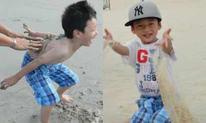 "Hotboy" Bảo Nam "sexy" trên bãi biển