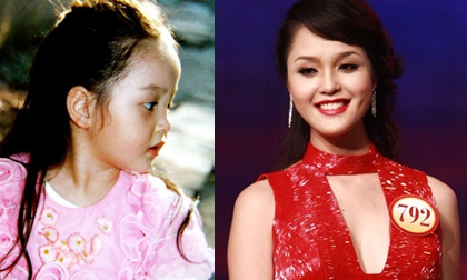 Ảnh thời ấu thơ của á hậu Hoàng Anh