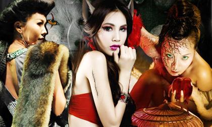 'Sởn da gà' ngắm sao Việt lần lượt hóa Hồ ly tinh