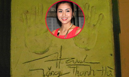 Ngắm 'dấu ấn'  bàn chân, bàn tay Tăng Thanh Hà
