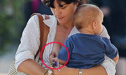 Sao nữ 'tái mặt' vì cậu con tinh nghịch