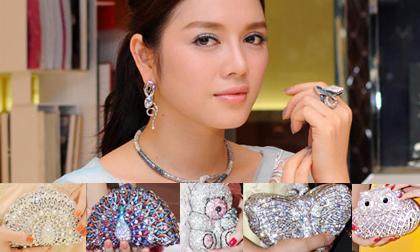 Cận BST xắc cầm tay tiền tỉ "loá mắt" của Lý Nhã Kỳ