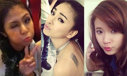 Kho ảnh "tự sướng" nhắng nhít của sao Việt tuần qua (P1)