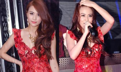 Hoàng Thuỳ Linh khoe trọn đường cong với bodysuit đỏ rực