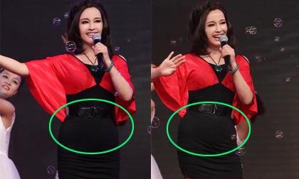 Lưu Hiểu Khánh lộ hông to bất thường so với chân