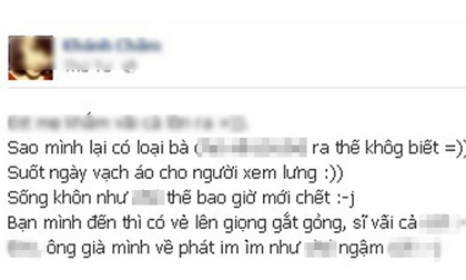 Nạn chửi tục trên mạng của giới trẻ