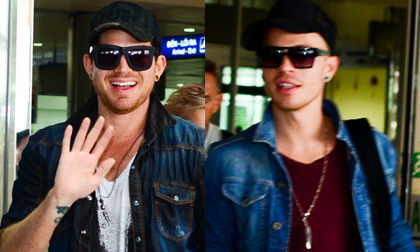 Adam Lambert cùng người yêu đồng giới đến Việt Nam