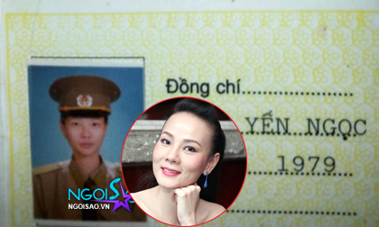 Dương Yến Ngọc khoe ảnh thẻ thời làm công an