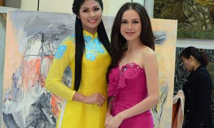 Á hậu đàn chị Ngọc Oanh "đọ sắc" rạng ngời bên đàn em Ngọc Hân