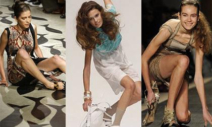 Những pha "vồ ếch" thảm hại trên sàn catwalk