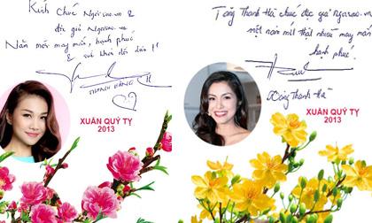 Dàn sao Việt khai bút đầu xuân gửi lời chúc tới độc giả Ngoisao.vn