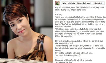 Uyên Linh viết tâm thư an ủi fans sau khi "hụt" giải thưởng 1 tỷ
