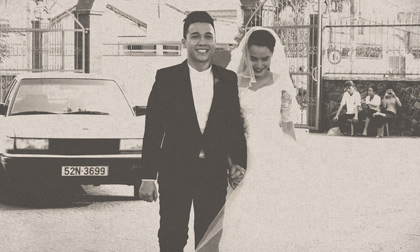 Loạt ảnh tình cảm giữa Tiến Dũng và Hải Băng thời mặn nồng