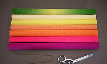 Hoa giấy trang trí cho nhà xinh