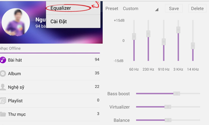 Tìm bài hát bằng giọng nói trên ứng dụng mới