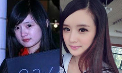 Lộ loạt ảnh nữ sinh giống hệt Dương Mịch khi chưa thẩm mỹ