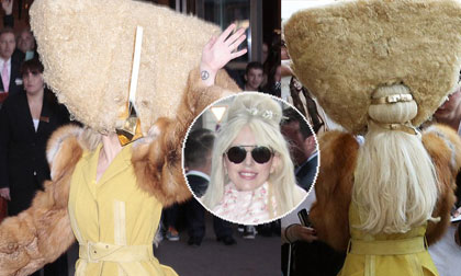 Lady Gaga lại gây "sốc" với màn hóa trang như người ngoài hành tinh