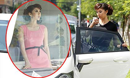 Bắt gặp Ngọc Quyên lái xế hộp đi chụp ảnh thời trang