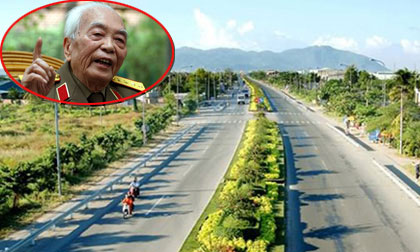Ngắm con đường đầu tiên mang tên Đại tướng Võ Nguyên Giáp
